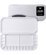 Airtight Watercolor Palette, 18 Wells and 2 Mixing Areas, Palette with Lid - $15.31
