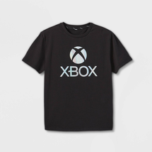 NEW Boys Xbox Tee sz S (6/7) Gamer Graphic T-shirt black short sleeve top - £6.25 GBP