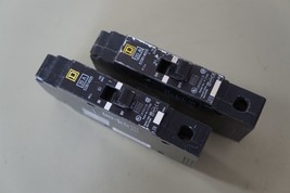 Lot of 2 Square D EDB14020 Circuit Breakers , 20 A , 1 Pole , 277 VAC - $9.87