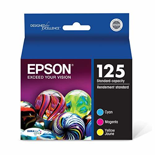 EPSON 125 DURABrite Ultra Ink Standard Capacity Color Combo Pack (T125520-S) Wor - £34.58 GBP