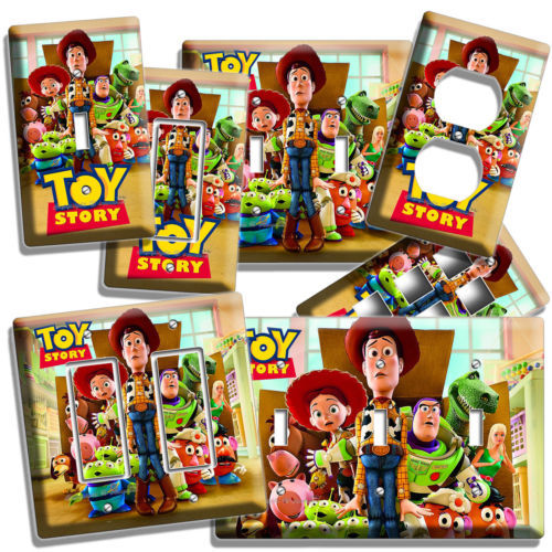 TOY STORY WOODY BUZZ LIGHT SWITCH WALL PLATE OUTLET KIDS GIRL BOYS BEDROOM DECOR
