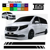 Stickers for Mercedes VITO Side Stripes Vito Racing Vinyl Graphics Decals Merc - £38.65 GBP