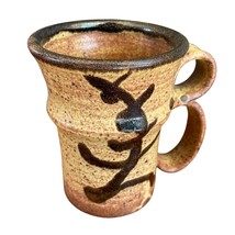 Fuku &amp; Kotobuki Mug Good Fortune &amp; Longevity Characters Signed Pottery - £31.64 GBP