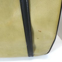Tan Carry On Luggage Weekend Bag Train Case Purse Mad Men Style Vintage 60s - £19.94 GBP