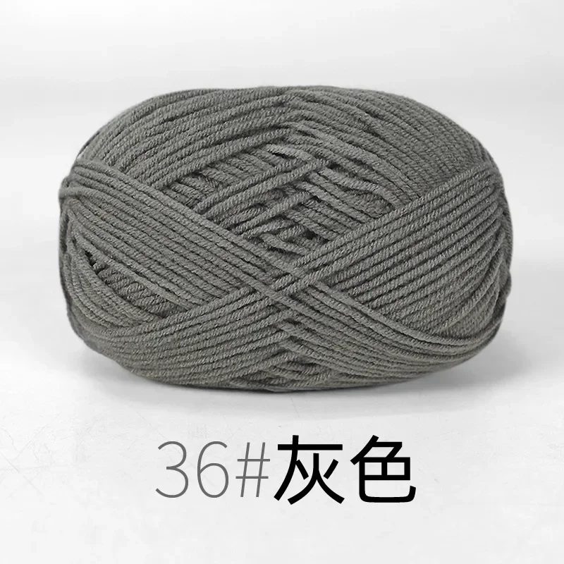 4ply Milk Cotton Yarn For Crochet Needlework Dyed Lanae Craft -RYMX36-1p... - €2,20 EUR