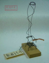 Original Hand Made Wire Art Sculpture Stone + Peterson Tall Chair Ooak Steampunk - £229.62 GBP