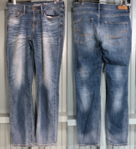 Levi&#39;s Signature Size 4 / 27 Stretch Womens Blue Slim Fit  Cuffed Jeans - £12.14 GBP