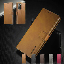 For Samsung Note20 S20 Ultra S10 E Plus Wallet Case Leather Luxury Stand Cover - £42.24 GBP