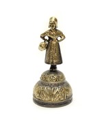 Vintage Sanctus Bronze Brass Bell Lady AQVILA AGNVS X PELICANVS LEO England - £173.95 GBP