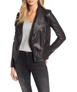 CHELSEA 28 Genuine Leather MOTO BIKER Jacket BLACK size XL  - $149.83 CAD