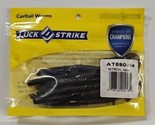 Luck E Strike 4 inch Curtail Worms Black &amp; MTROIL Neon  - $5.93