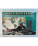 Billionaire Global Enterprise 1973 Parker Brothers Board Game 100% Compl... - £16.18 GBP