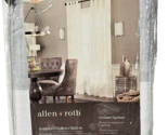 Allen Roth Grommet Top Panel 52x63in 0856898 Foxton Tan Silver Shimmer - $25.99