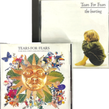 Tears For Fears 2 CD Lot The Hurting W. Germany + Tears Roll Down Hits 1983-1992 - £15.24 GBP