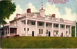 George Washington&#39;s Home at Mount Vernon Virginia Vintage Postcard (C8) - £4.44 GBP