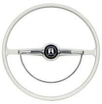 United Pacific Grey 15-3/4&quot; Steering Wheel 1962-1971 VW Beetle Karmann Ghia - £174.02 GBP