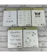 Stampin Up Lot Of 5 Stamps All New Unused - $27.99