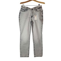 Good American 27 Good Classic Low Waist Jeans SZ 4 Skinny Gray - £51.21 GBP