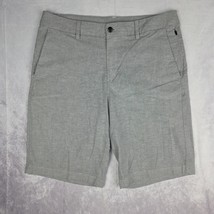 Lululemon ABC Shorts Mens Size 34 Gray Classic Chino Zip Stash Pocket 11... - $40.09