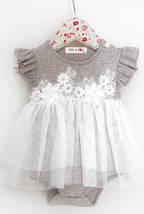 DELICATE FLORAL ONESIE FOR BABY GIRLS - £17.96 GBP+
