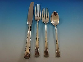 Greenbrier by Gorham Sterling Silver Flatware Service For 6 Set 27 Pieces - £848.60 GBP