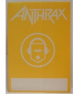 ANTHRAX - VINTAGE ORIGINAL CONCERT TOUR CLOTH BACKSTAGE PASS - $10.00