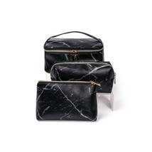 Multifunctional Marble Cosmetic Bag Makeup Pouch Toiletry Travel Case Organizer  - £22.02 GBP