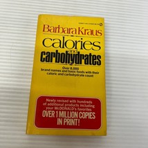 Calories and Carbohydrates Diet Health Paperback Book Barbara Kraus Signet 1975 - £10.95 GBP