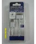 Wireless Gear Sync &amp; Charge Cable For iPhone; iPod; iPad 10 Foot - $180.76 MXN