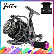Spinning Reel with Free Spool Lightweight CNC Aluminum Spool 10+1BBs Saltwater - £34.63 GBP