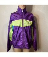 Vintage USA Olympics Womens Sz S Jacket Full Zip JC Penney  Purple yellow - $11.77