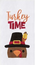 Gallerie Ii &quot;Turkey Time&quot; Turkey Towel Thanksgiving Holiday Decor - £8.75 GBP