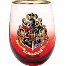 Harry Potter House Crests Stemless Glass Clear - £21.22 GBP
