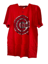 Majestic Men&#39;s Chicago Cubs Push Through T-Shirt Red, Large - £15.12 GBP