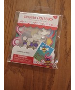 Valentine&#39;s Day Craft Card Card And Gem Art Magnet Kit - £6.91 GBP