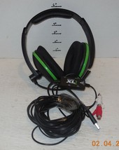 Turtle Beach Ear Force XL1 Black Green Gaming Headset For Microsoft Xbox 360 PC - $43.03