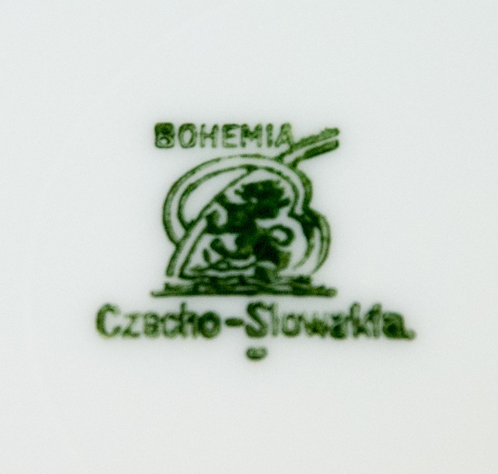 Bohemia Ceramic Cecil 8" Soup Bowl Czechoslovakia Item image 3