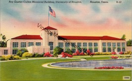 Roy Gustav Cullen Memorial Building University of Houston Texas Postcard PC226 - £3.90 GBP
