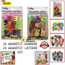 APXB 52pc Large Magnetic Letters Alphabet &amp; Numbers - Fridge Magnets for... - £4.34 GBP