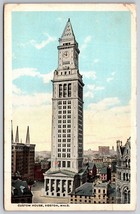Custom House Boston Massachusetts MA 1921 WB Postcard K10 - £3.07 GBP