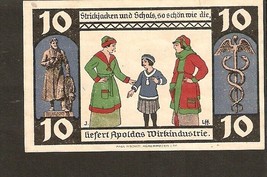 Germany Notgeld der Stadt Apolda 10 Pfennig 1921 - £1.63 GBP