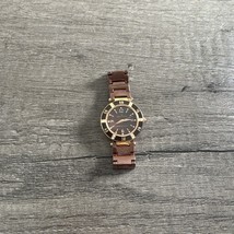 Anne Klein Watch Womens Brown Gold Diamond - $336.88 MXN