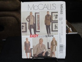 McCall&#39;s M5485 Misses Jacket, Tunic, Dress, Pants &amp; Cowl Pattern - Size 10-18 - £9.27 GBP