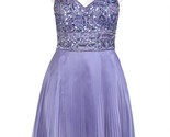 Sue Wong Spaghetti Strap Embellished Pleated Dress Size 0 - $73.82 CAD