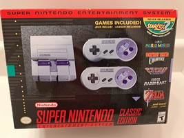Authentic Super Nintendo Classic Edition Console SNES Mini Entertainment... - $179.95