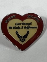 USAF Air Force Care enough to make a difference 2011-12 NY Lapel Pin - £27.09 GBP