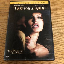 Taking Lives (DVD, 2004 Full Screen Edition) Thriller Angelina Jolie Ethan Hawke - £4.25 GBP