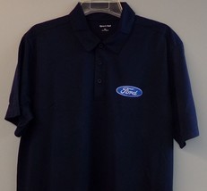 Ford Motors Logo Embroidered Mens Polo Shirt XS-6XL, LT-4XLT Bronco Mustang New - £20.14 GBP+