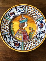 Finest Deruta Pottery  Plate 12&quot; -Made Painted by hand Italy - £178.86 GBP