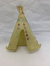Vintage 1960s Indian Native American Teepee Toy Set Terrain Piece 2 3/4&quot; - $30.69 CAD